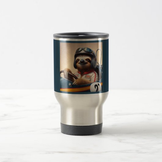 Mug De Voyage Pilote Sloth Racecar (Centre)