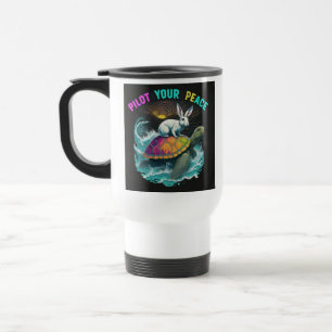 Mug De Voyage "Pilotez votre paix" Canette de café de voyage