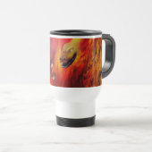 Mug De Voyage Pince de dragon - Dragon rouge (Devant droit)