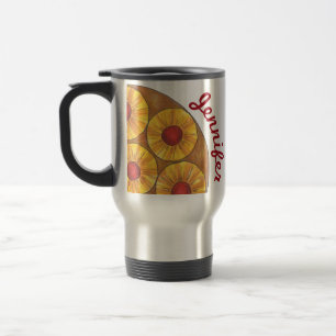 Mug De Voyage Pineappa Upside Down Cake Foodie personnalisée