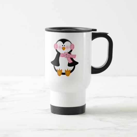 Mug De Voyage pingouin adorable (Droite)