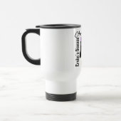 Mug De Voyage Pingouin de conscience de maladie de Crohn (Gauche)