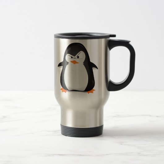 Mug De Voyage Pingouin fâché (Droit)