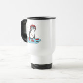Mug De Voyage Pingouin mignon de hockey sur glace (Devant gauche)