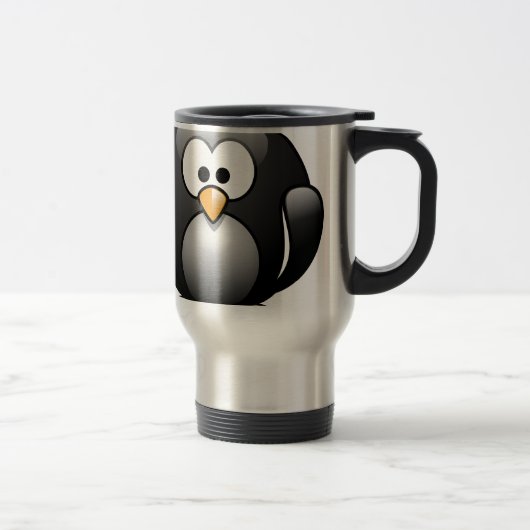 Mug De Voyage Pingouin / Penguin (Droit)