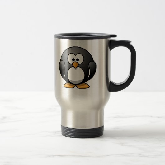 Mug De Voyage Pingouin potelé (Droit)