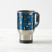 Mug De Voyage Pingouins et marins (Devant droit)