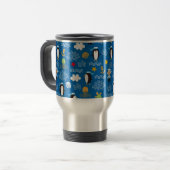 Mug De Voyage Pingouins et marins (Devant gauche)