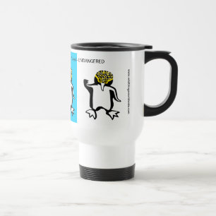 Mug De Voyage PINGUIN aux yeux jaunes mignons - animal en voie d