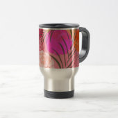 Mug De Voyage Pink plants (Devant droit)