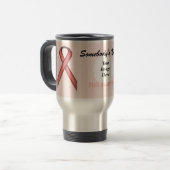 Mug De Voyage Pink Standard Ribbon Tmpl par Kenneth Yoncich (Devant gauche)