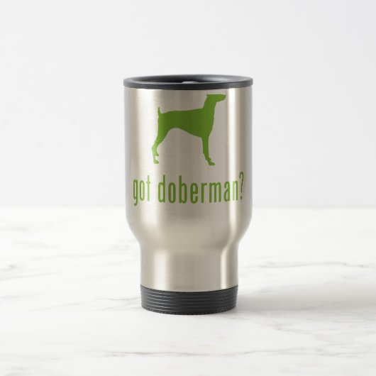 Mug De Voyage Pinscher de dobermann (Centre)