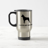 Mug De Voyage Pinscher nain (Gauche)