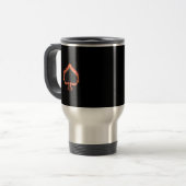 Mug De Voyage Piques Flammes (Devant gauche)