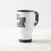 Mug de voyage Pirate Skye Terrier (Devant droit)