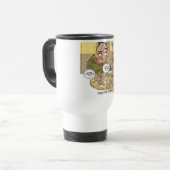Mug De Voyage Pizza Plat Profond Funny Philosophie (Devant gauche)