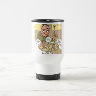Mug De Voyage Pizza Plat Profond Funny Philosophie