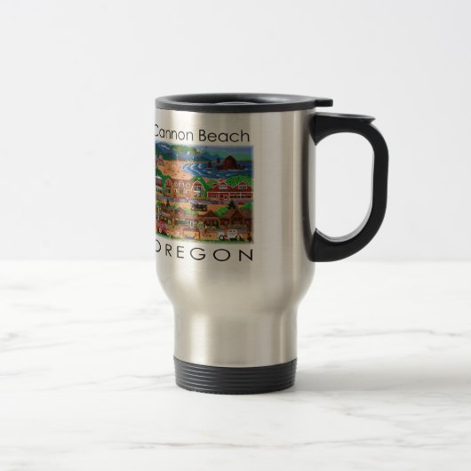 Mug De Voyage Plage de Cannon ~ Oregon (Droit)