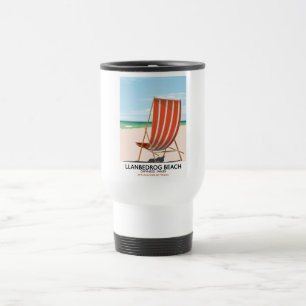 Mug De Voyage Plage de Llanbedrog, affiche de bord de mer Gwyned