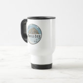 Mug De Voyage Plage d'illustration de Morro Bay Central Californ (Devant gauche)