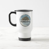 Mug De Voyage Plage d'illustration de Morro Bay Central Californ (Gauche)
