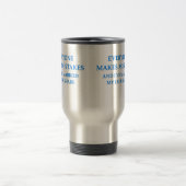 Mug De Voyage plaisanterie de divorce (Centre)