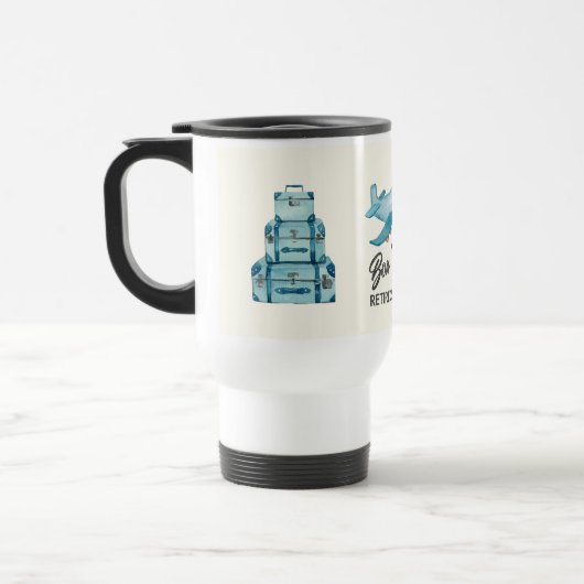 Mug De Voyage Plan d'aventure voyage retraite (Gauche)