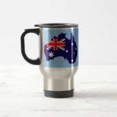 Mug De Voyage Plan et drapeau de l'Australie (Gauche)