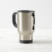 Mug De Voyage Plantez un modèle d'arbre (Devant gauche)