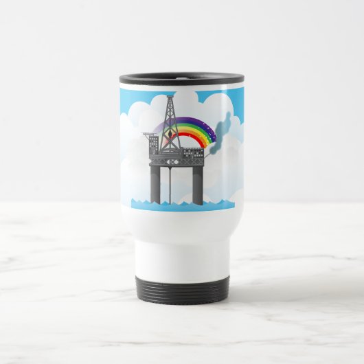 Mug De Voyage Plateforme pétrolière (Centre)