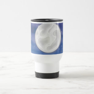 Mug De Voyage Pleine Lune au-dessus de l'Étang