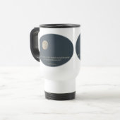 Mug De Voyage Pleine lune Robert Browning Citation (Devant gauche)