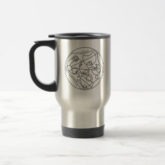 Mug De Voyage Pleins droits et non pleins - Gallifreyan circulai
