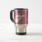 Mug De Voyage Plexus la Virginie Occidentale (Devant gauche)