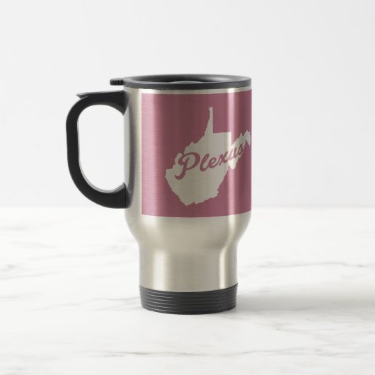 Mug De Voyage Plexus la Virginie Occidentale (Gauche)