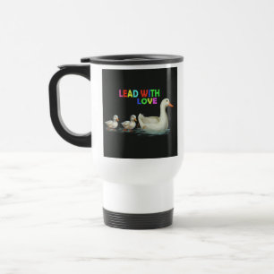 Mug De Voyage "Plomb Avec Amour" Canette de café de voyage