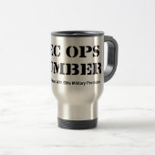 Mug De Voyage Plombier de Spéc. Ops (Devant droit)