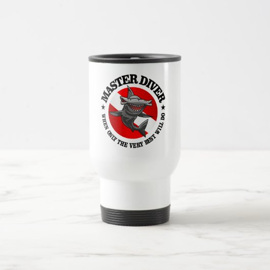 Mug De Voyage Plongeur principal (tête de marteau) (Centre)