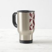 Mug De Voyage Plum Geometric Deco Cube Pattern (Devant gauche)