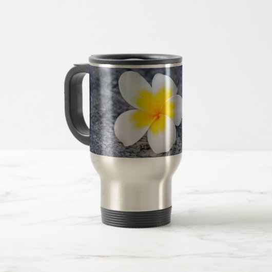 Mug De Voyage Plumerias (Devant gauche)