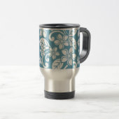 MUG DE VOYAGE PLUMÉRIE DE L'ÎLE (BLEU D'ESCLAT) (Devant droit)