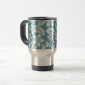 MUG DE VOYAGE PLUMÉRIE DE L'ÎLE (BLEU D'ESCLAT) (Devant gauche)