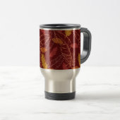 Mug de voyage Plumes d'automne (Devant droit)