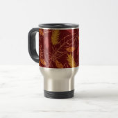 Mug de voyage Plumes d'automne (Devant gauche)