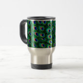 Mug De Voyage Plumes de paon_ (Devant gauche)