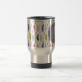 Mug De Voyage Plumes et monogramme de flèches (Centre)