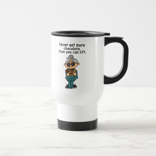 Mug De Voyage Plus d'Humours au chocolat (Droite)