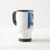 Mug De Voyage Poème de mémorial d'oiseau bleu (Devant gauche)