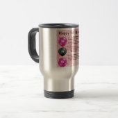 Mug De Voyage Poème de petite-fille - 18ème anniversaire (Devant gauche)