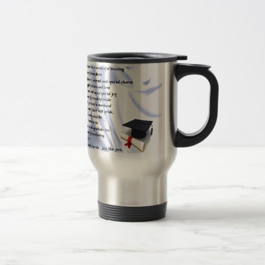 Mug De Voyage Poème    Graduation Grandson (Droit)